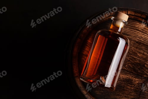 Preview: Bottle with rum