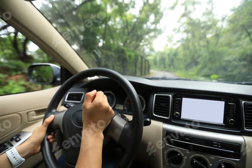 Preview: Driving on mountain road