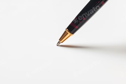 Preview: pen isolated on the white background with clipping path