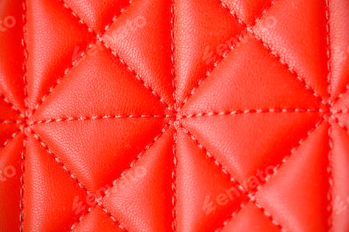 Preview: Leather Bright Stitched Background Image