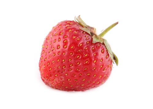 Preview: Strawberry Ripe Red On A White Background