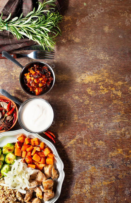 Preview: vegetables with chicken