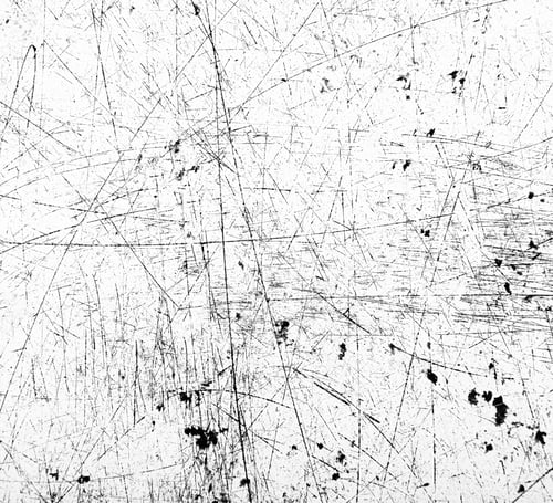 Visualização: Manchas e arranhões grunge em branco
