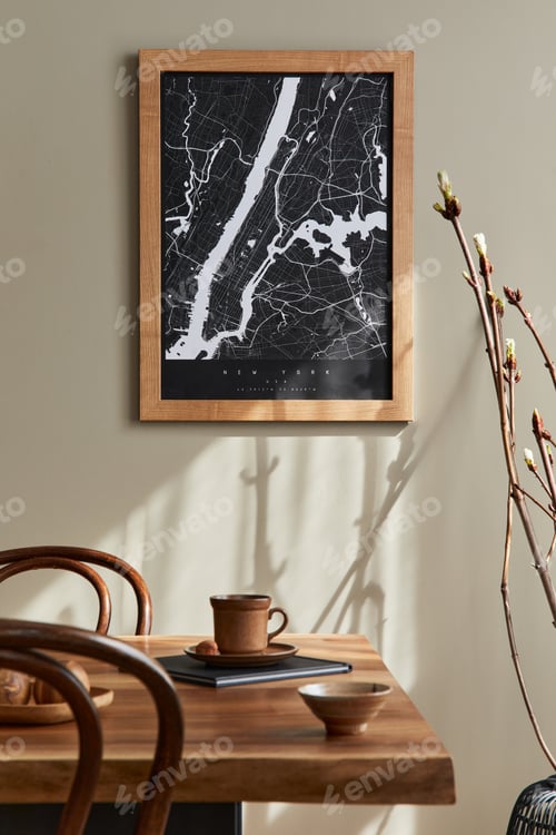 Preview: Stylish dining room interior