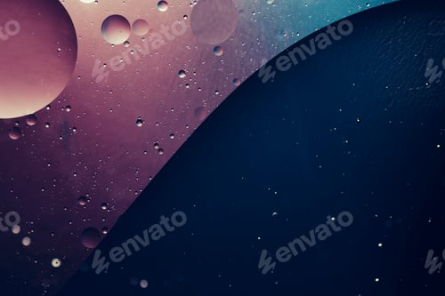 Preview: Abstract background with spheres and colorful shapes