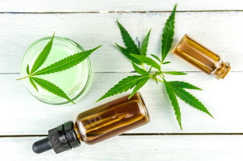 Preview: CBD cannabis oils and topical cream moisturizer