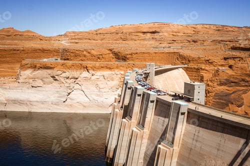 Preview: Dam on the Colorado River near Page Arizona