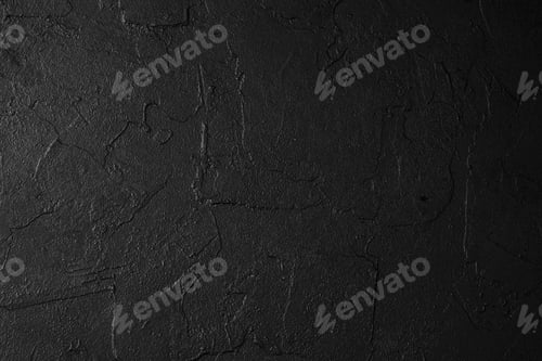 Preview: Black textured background surface with cracked pattern