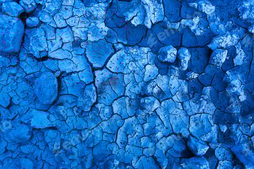 Preview: Deep blue cracked ground background design