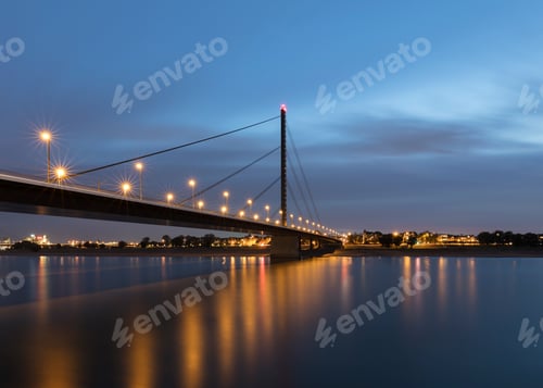 Preview: Oberkasseler Bridge, Düsseldorf, Germany