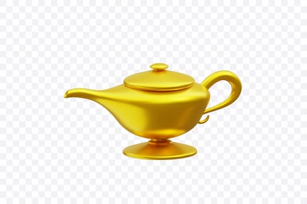 Preview: Aladin Lamp Golden Vessel