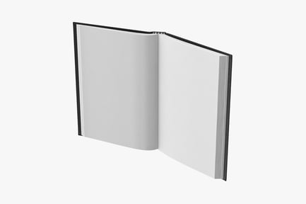Preview: Open Bound Sketchbook - Small, Blank Pages