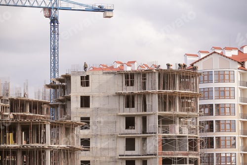 Preview: The Construction Of The House Is In The Fresh Air