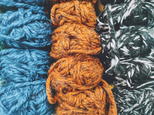 Preview: Background full of wool balls