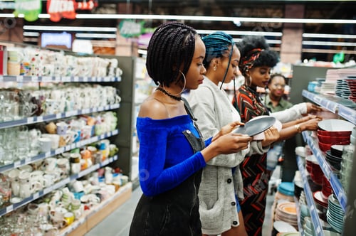 Preview: Africans at supermarket
