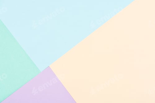 Preview: close-up shot of papers of pastel colors for background
