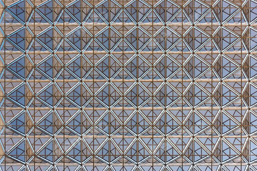 Preview: Modern building roof geometric design background