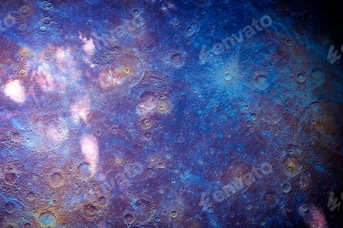 Preview: Blue abstract background similar to the surface of the planet. Cosmic backdrop.