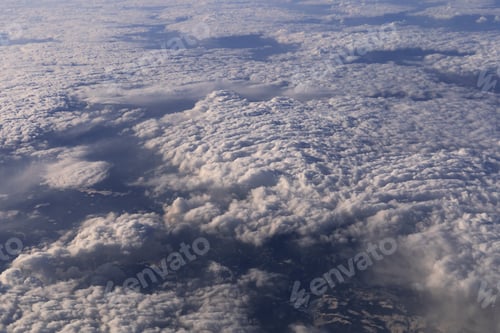 Preview: clouds in the sky from a bird's eye view