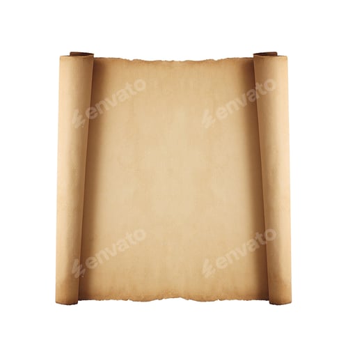 Preview: scrolled old paper