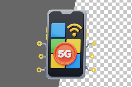 Preview: 5G Applications 3D Icon