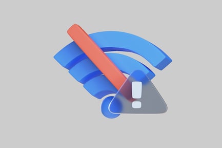 Preview: Disconnected internet alert icon