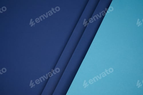 Preview: dark and bright blue geometric paper background
