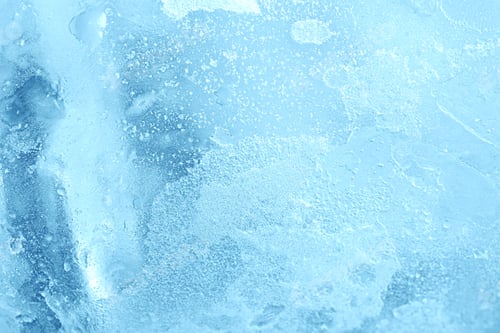 Preview: Crystal clear ice as background, closeup view