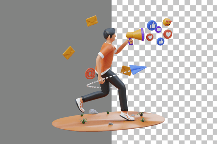 Preview: Marketing Campaign 3D Illustration