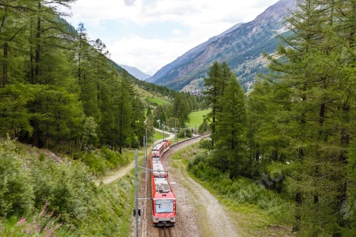 Preview: Swiss Railway Track Alps Train