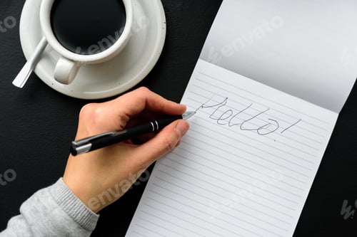 Preview: Bad handwriting with left hand