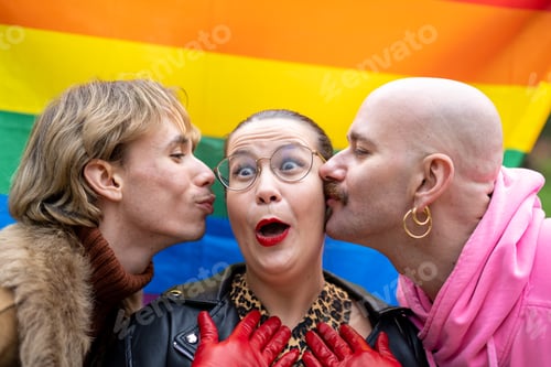 Preview: Lgbt people funny moment during gay pride parade