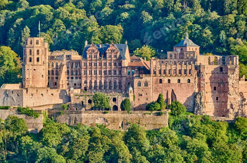 Preview: Heidelberg town on Neckar river, Germany