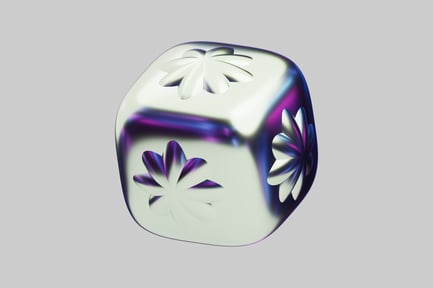 Preview: Floral cutout game die