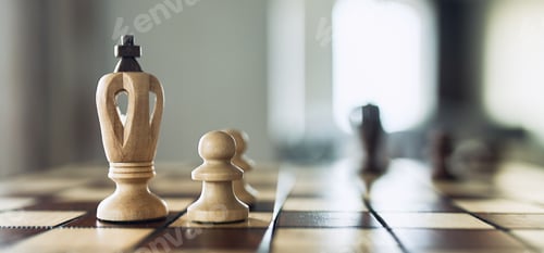 Preview: The game of chess at home during the quarantine. Leisure, Hobbies.