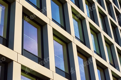 Preview: Modern building facade with windows