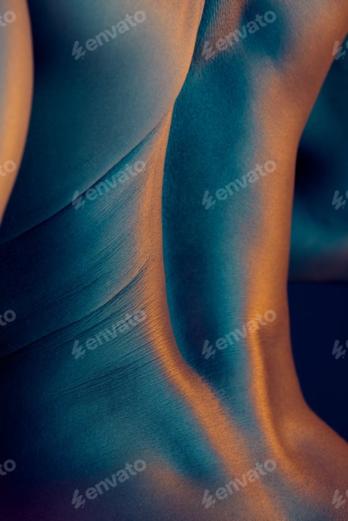 Preview: Theres no going back now. Shot of a muscular man posing against a studio background.