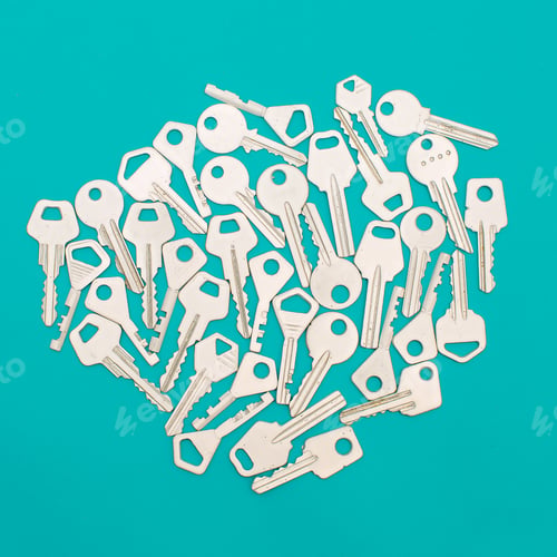 Preview: Collection Keys. Minimal art style
