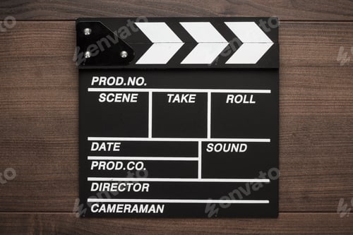 Preview: Vintage Classic Clapperboard