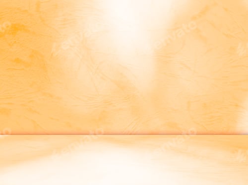 Preview: Orange background wall gradient studio room