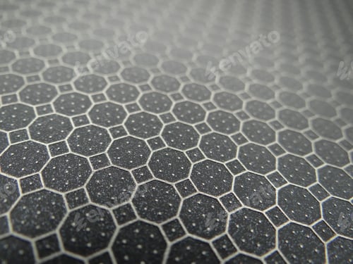 Preview: Macro shot of Teflon coating of non-stick pan