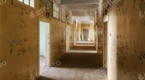 Preview: The hallway of an abandoned building