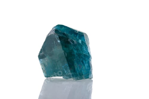 Preview: macro mineral stone Apatite on a white background