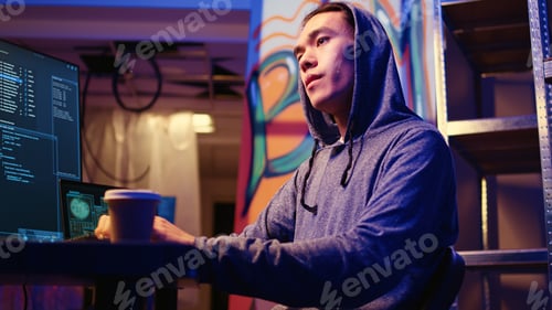 Preview: Underground hacker cracking software