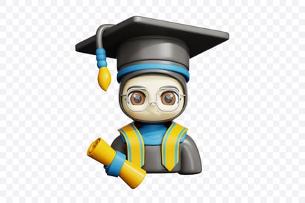 Preview: Female Graduate Avatar