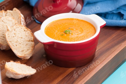 Preview: squash and chickpea tomato soup