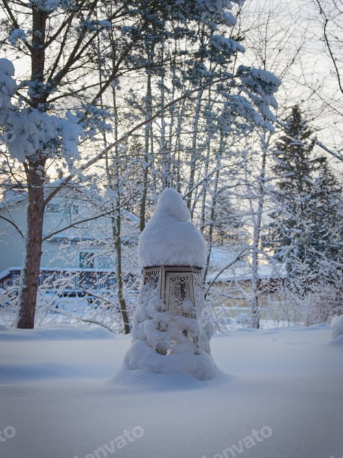 Preview: After a snowfall at a house in Europe.