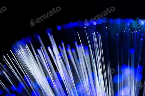 Preview: Blue fiber optic