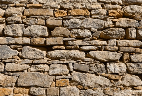Preview: Texture of an old wall of stones and bricks