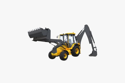 Preview: Articulated Backhoe Excavator
